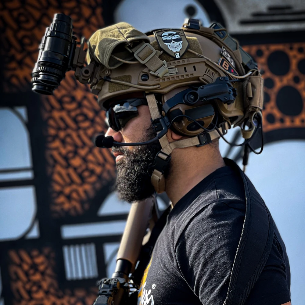Тактическая гарнитура TAC SKY COMTAC II шлем с креплением шумоподавление пикап съемка