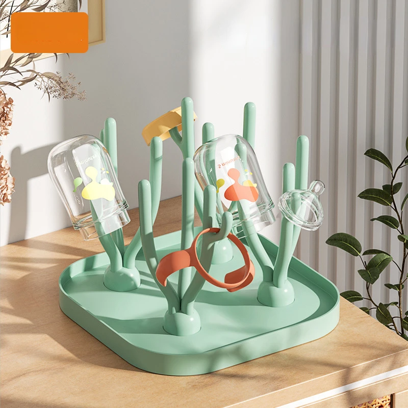 

Multi Functional Baby Bottle Rack Drainage Drying Rack Detachable Drying Rack Pacifier Drain Rack Baby Bottle Cleaner Drainer
