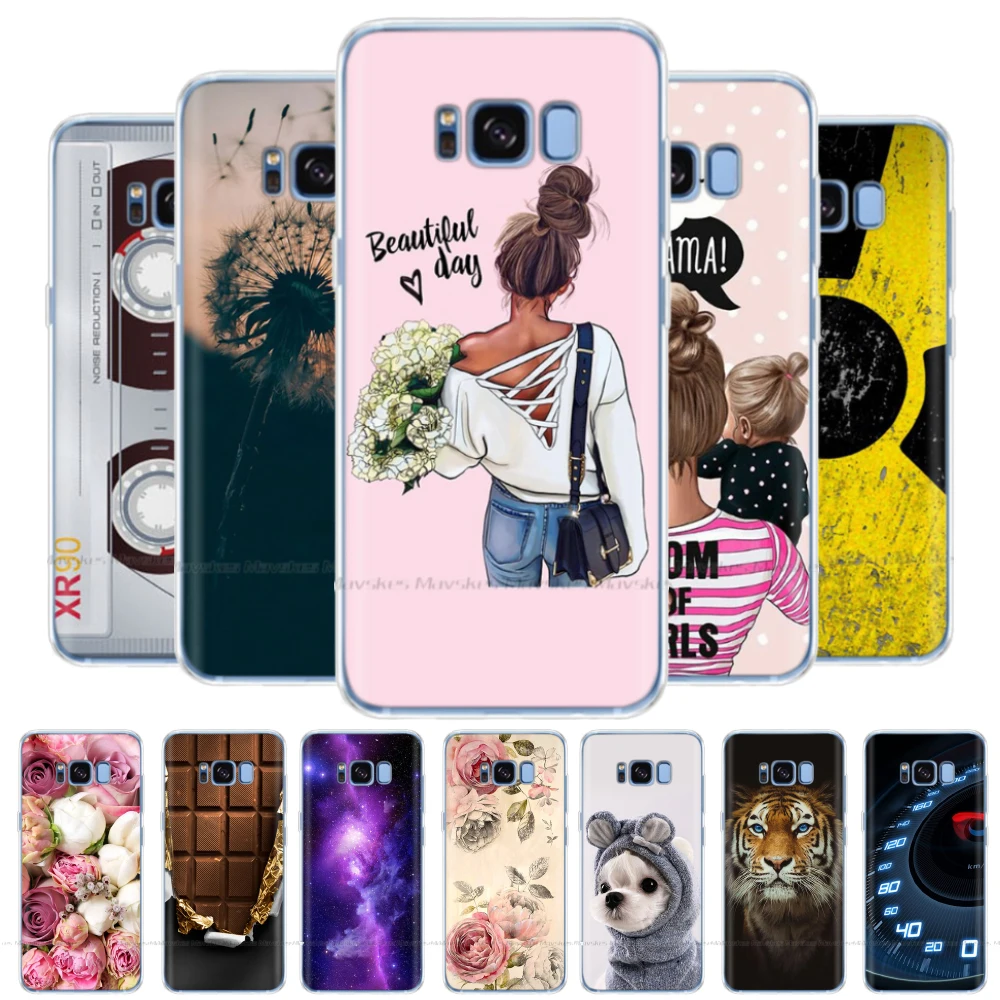 

SHACK S 8 S8 Cover posteriore per Samsung Galaxy S8 Plus custodia Cover morbida in Silicone TPU Fundas Coque per SamsungS8 custo