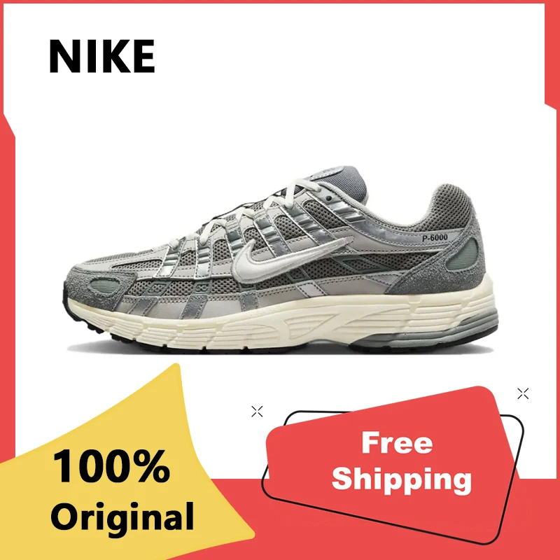 Оригинальные кроссовки Nike P-6000 &quotсеребристый&quot унисекс для женщин и мужчин