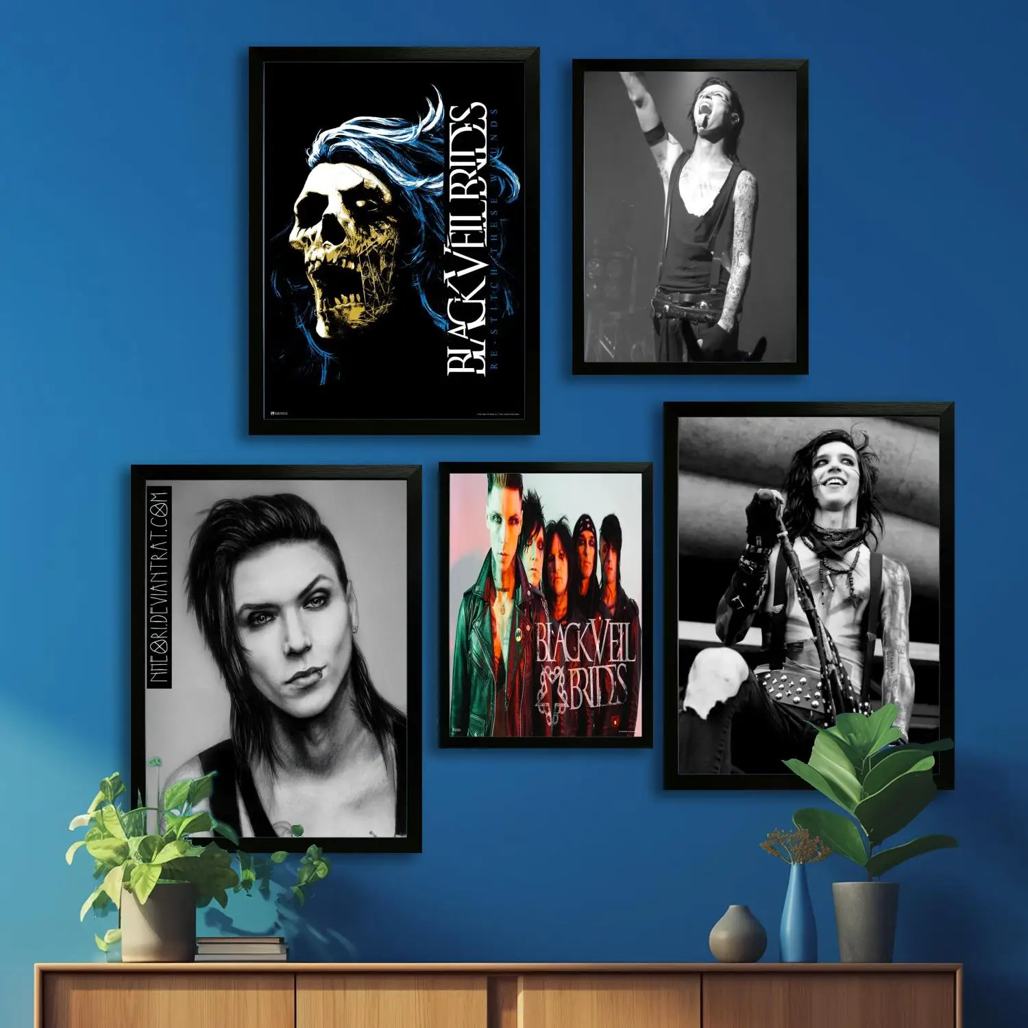 andy biersack холст художественный постер настенная художественная картина печать