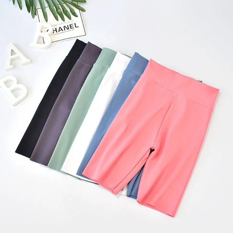 Children's Shorts For Teens Girl Bottom Leggings 3-12years Girls Knee Length Kid Five Pants Summer Candy Color Trousers