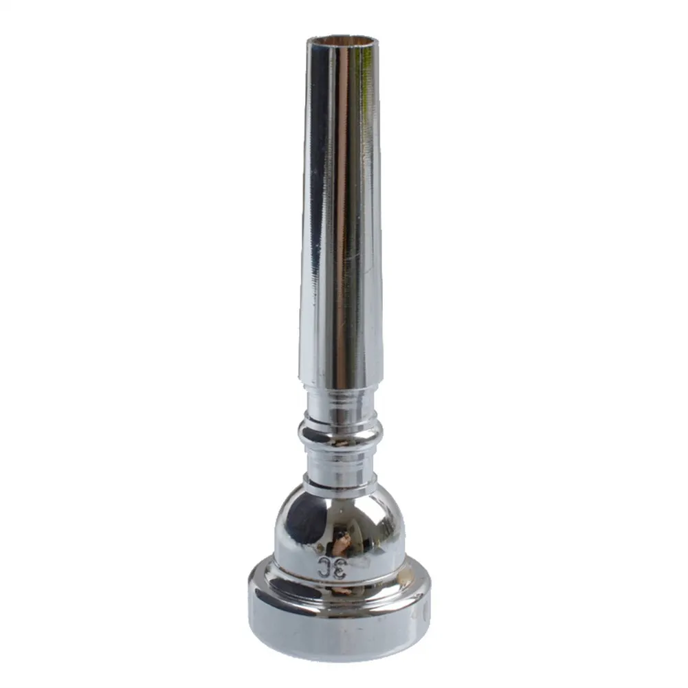 Trumpet Mouthpiece 3C 5C 7C Professional 8.5*2.7*2.7cm Copper Alloy Gold Plating Design Silver 3.35*1.06*1.06