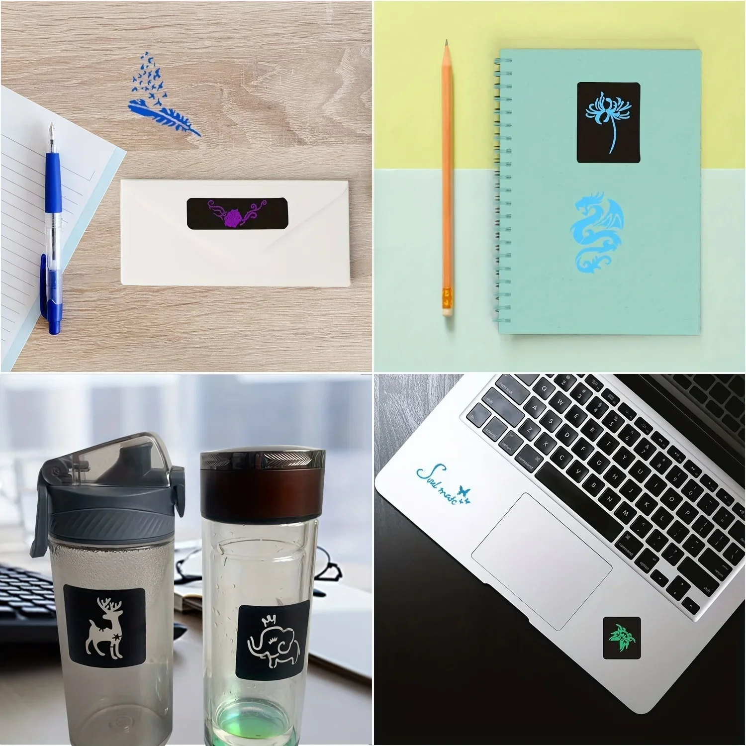 Многоразовые временные трафареты для татуировок женщин девочек и мужчин