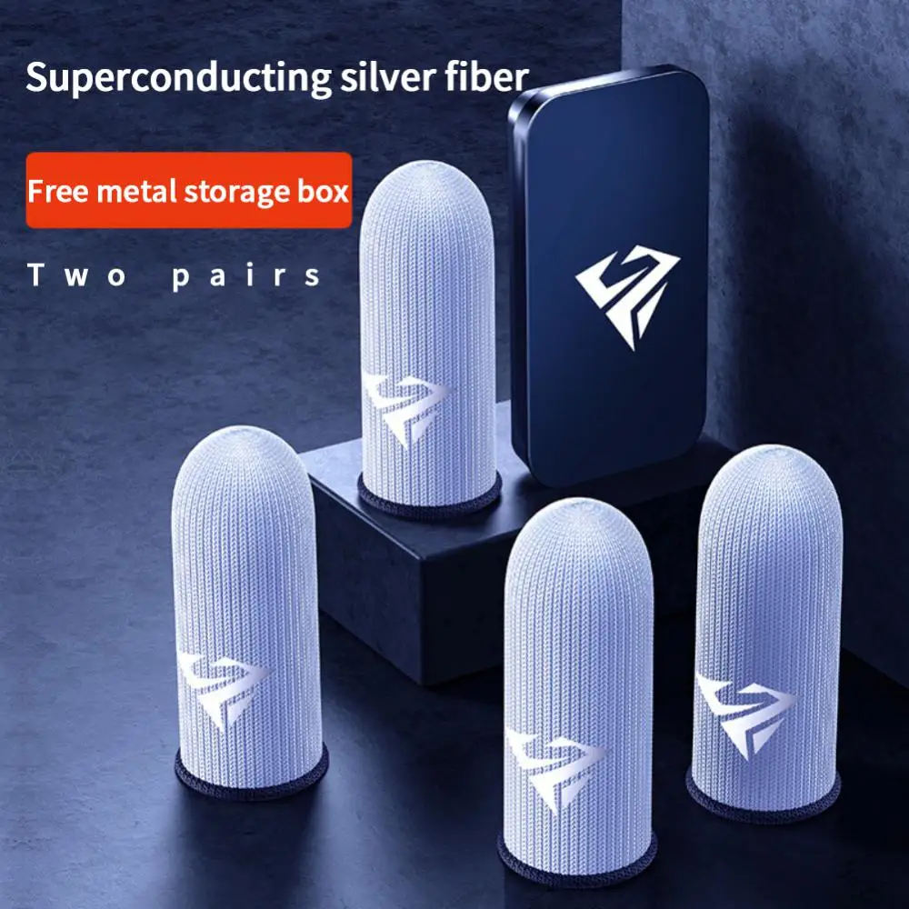 

Fingertips Cover For Mobile Game PUBG Series Touch Screen Mobile Gaming Anti Slip Finger Glove Game Controller Finger Sleeve