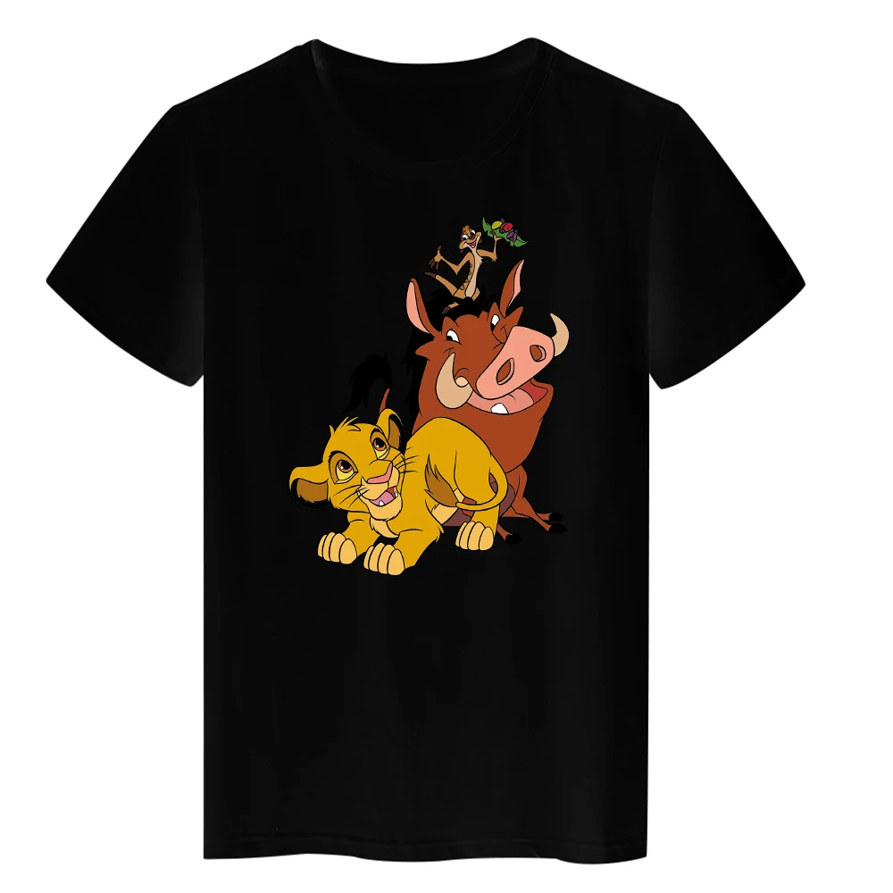Летняя коллекция 2022 женская футболка Hakuna Matata рубашка Bff с О-образным вырезом и