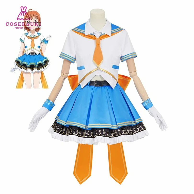 LoveLive sif2 Sunshine Aqours Kurosawa Dia Takami Chika Sakurauchi Riko Watanabe You Matsuura Kanan Dress Косплей Костюм