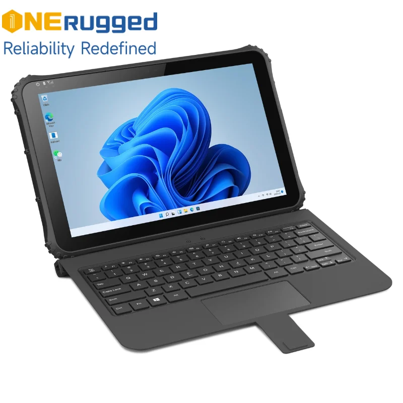 Фото Промышленный планшет ODM/OEM 12 дюймов, IP65, водонепроницаемый, Windows 11, GPS, NFC, 5G, BT, Wi-Fi, высокая яркость, сканер штрих-кодов, защищенный планшет №1