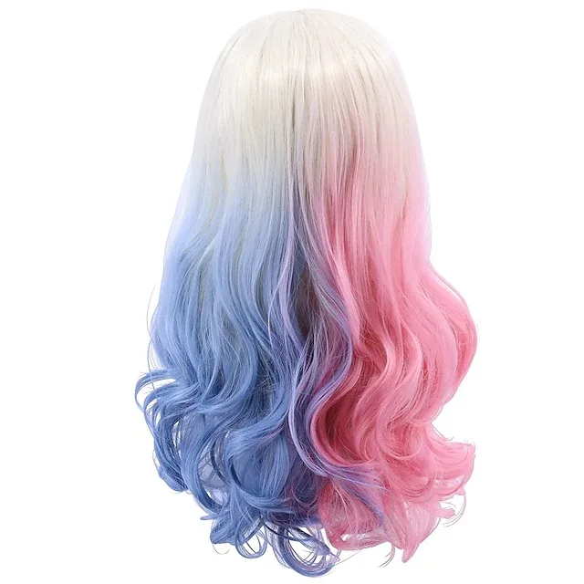 Женский парик для косплея Харли Квинн