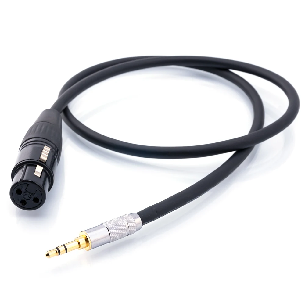 

HIFI Monster XLR Male To Female 3.5mm Jack To XLR Audio Cable for Microphone Speakers Sound Consoles Amplifier Cable Connector