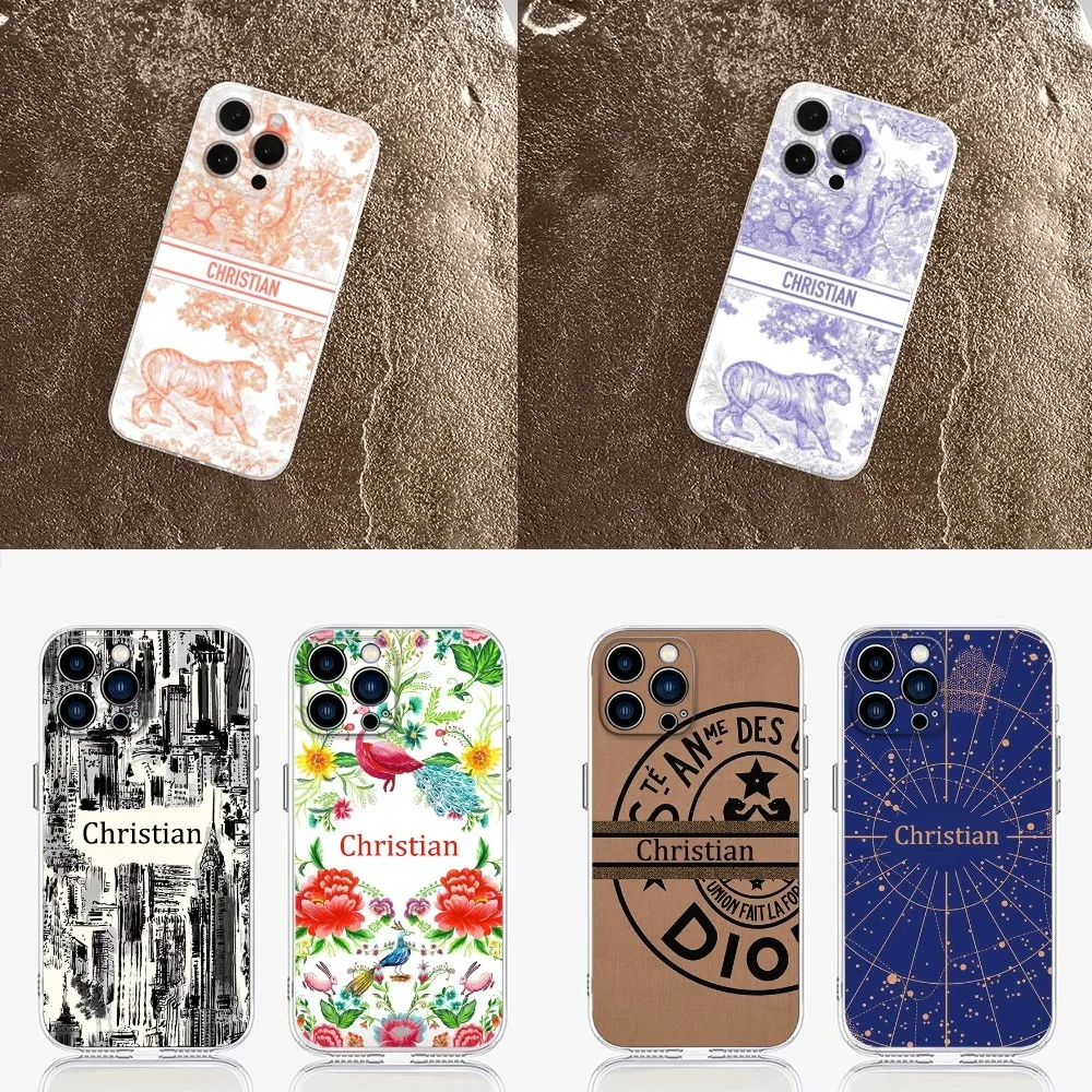 C-Christian Art D-R-I-O Phone Case For IPhone 16 15 14 13 11 12 Pro Max Mini X XR XS 7 8 Plus SE Clear Shockproof Soft Cover