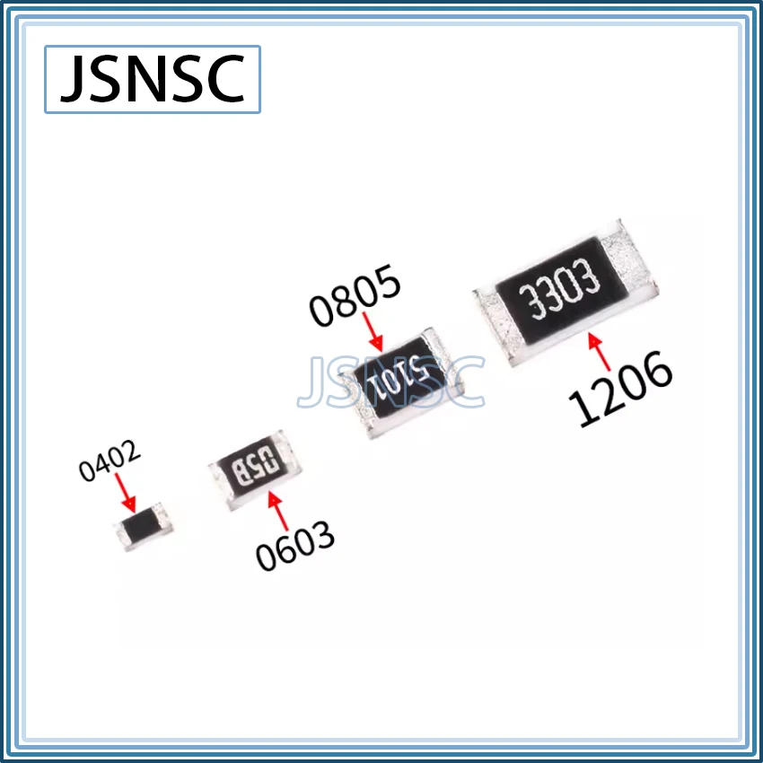 JSNSC 0402 F 1% 10000pcs 86.6R-7.55K CHIP smd 1005 resistor 91R 100R 130R 150R 180R 200R 220R 240R 270R 300R 330R 430R 1K 2K 3K