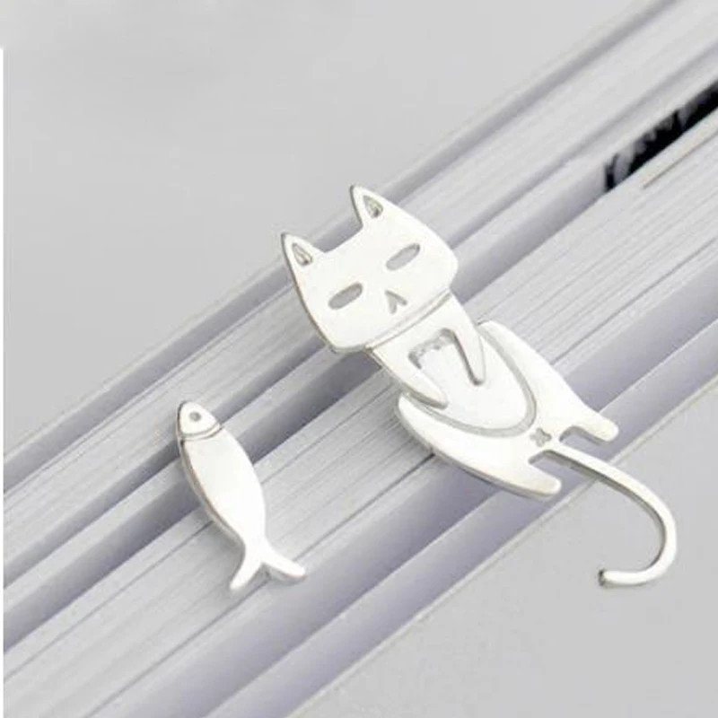

Prevent Allergy 100% 925 Stamp Silver Cat Fish Stud Earrings For Women Gift Hypoallergenic Stamp-silver-jewelry