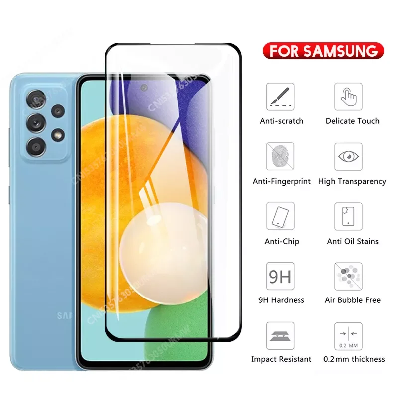

The newThe new9D Screen Protector For Samsung Galaxy A52 A51 A50 A21 S Tempered Glass M51 M31 A42 A72 A71 A70 A32 A41 A 40 A 52