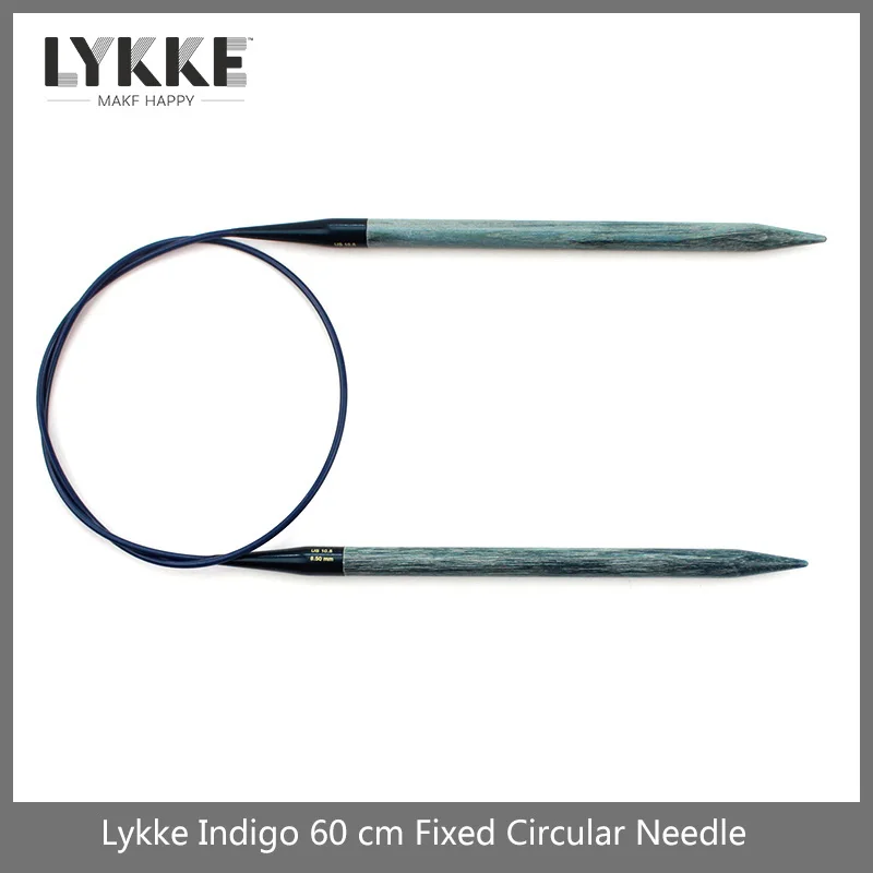 

LYKKE INDIGO 24''/60cm fixed circular knitting Needles