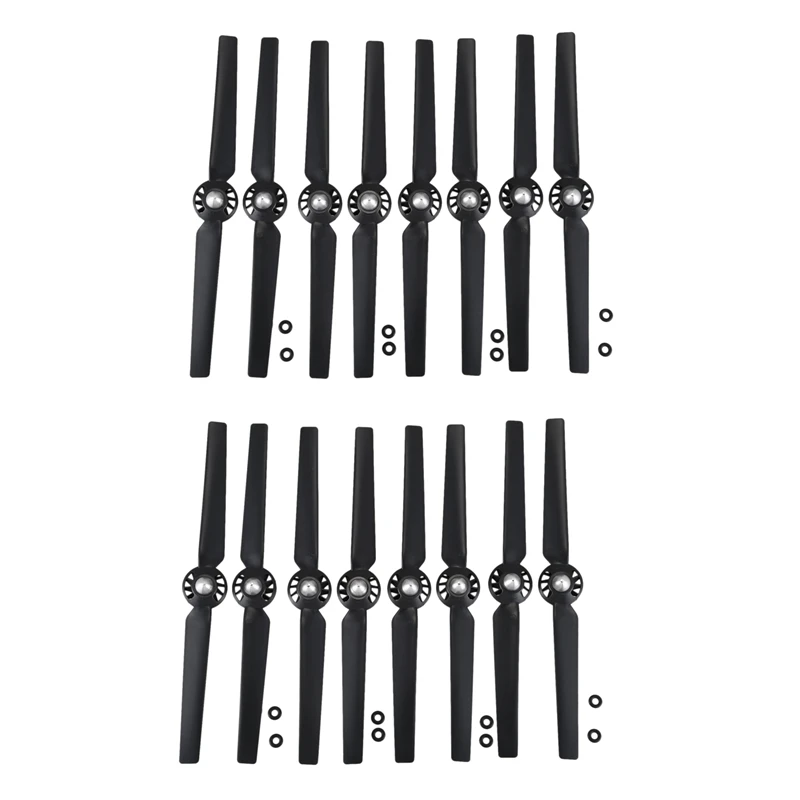 

16Pcs Propeller For Yuneec Q500 Typhoon 4K Camera Drone Spare Parts Quick Release Self Locking Props(Black)