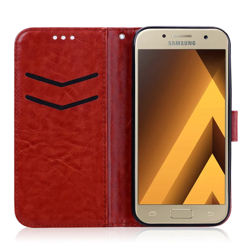 Для Samsung Galaxy A3 2016 Case A310F SM-A310F/ds 2017 A320 A320F SM-A320F/ds Flip кожаный кошелек чехлы для