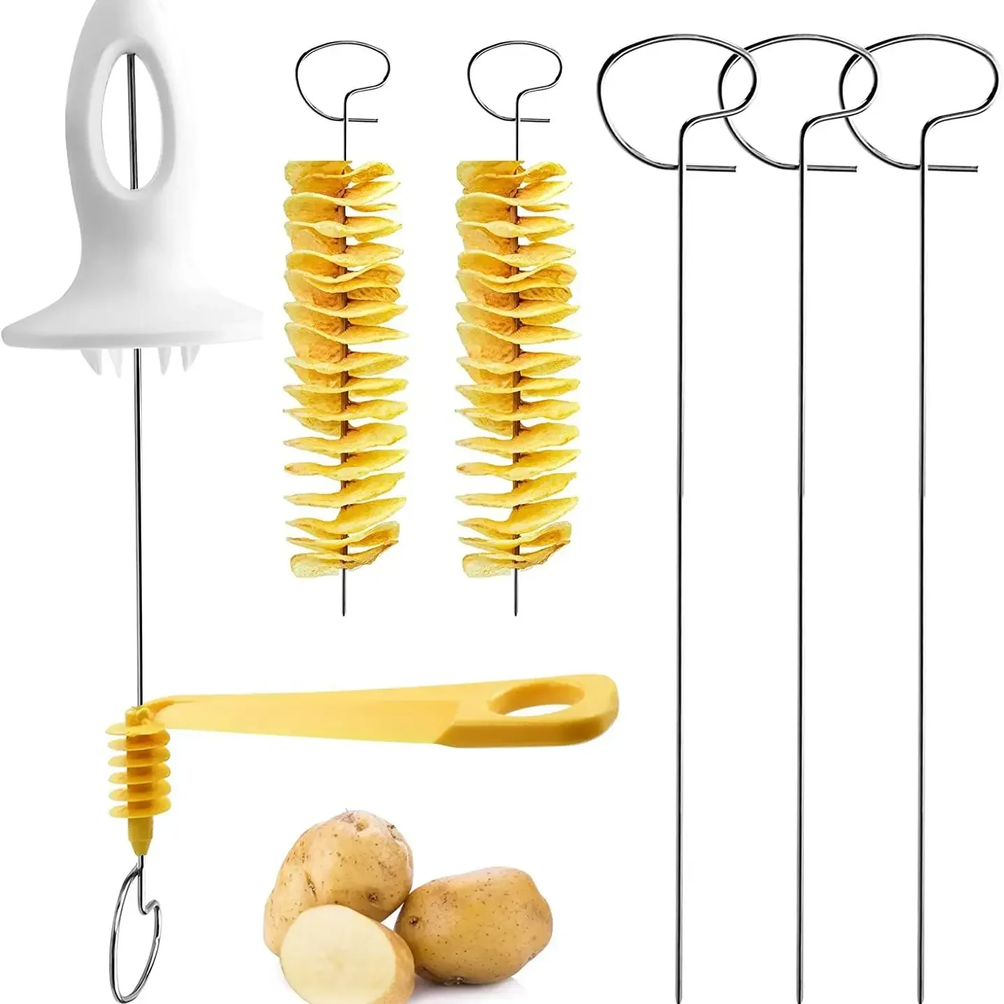 

MOONBIFFY 3-струнная вращающаяся картофелерезка