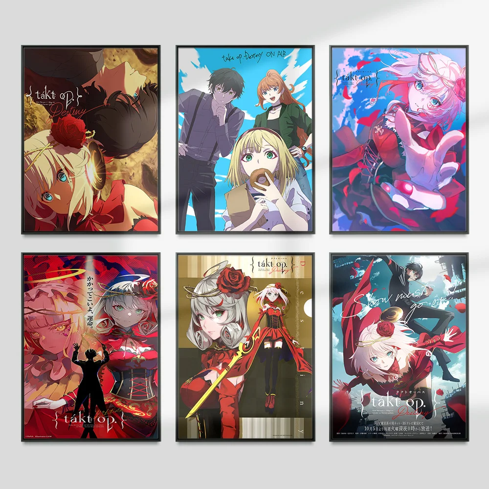 

Takt Op Destiny Japanese Manga Character Print Art Poster Music Anime Canvas Painting Modern Cartoon Wall Stickers Home Decor