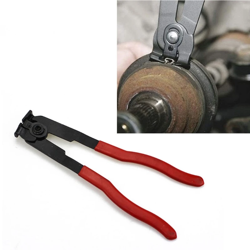 CV Joint Boot Clamps Pliers And Cutter Car Banding Tools Ear Boot Tie Pliers Flat Band Hose Repair Tool Accessories D7YA
