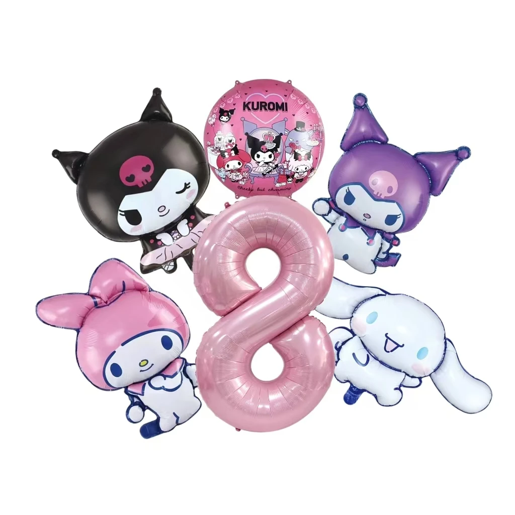 

Набор шаров Melody Kuromi 6шт