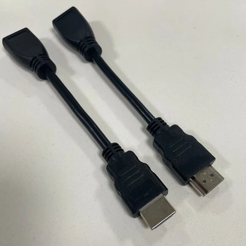 2023 Новый 15 см короткий HDMI штекер-гнездо HD удлинитель для передачи данных HDMI-совместимый защитный УДЛИНИТЕЛЬ шнур для всех умных устройств
