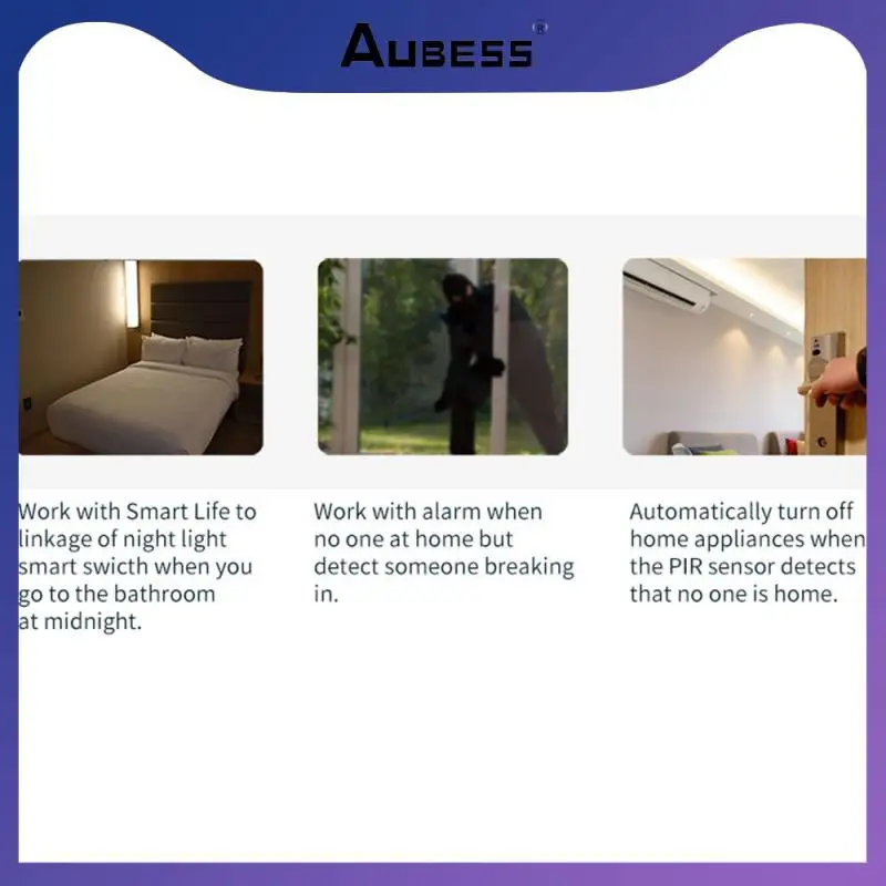 

Infrared Sensing Tuya Smart Infrared Human Sensor Dc 5v1a Zigbee3.0 Pir Motion Sensor Intelligent Linkage Infrared Sensor Smart