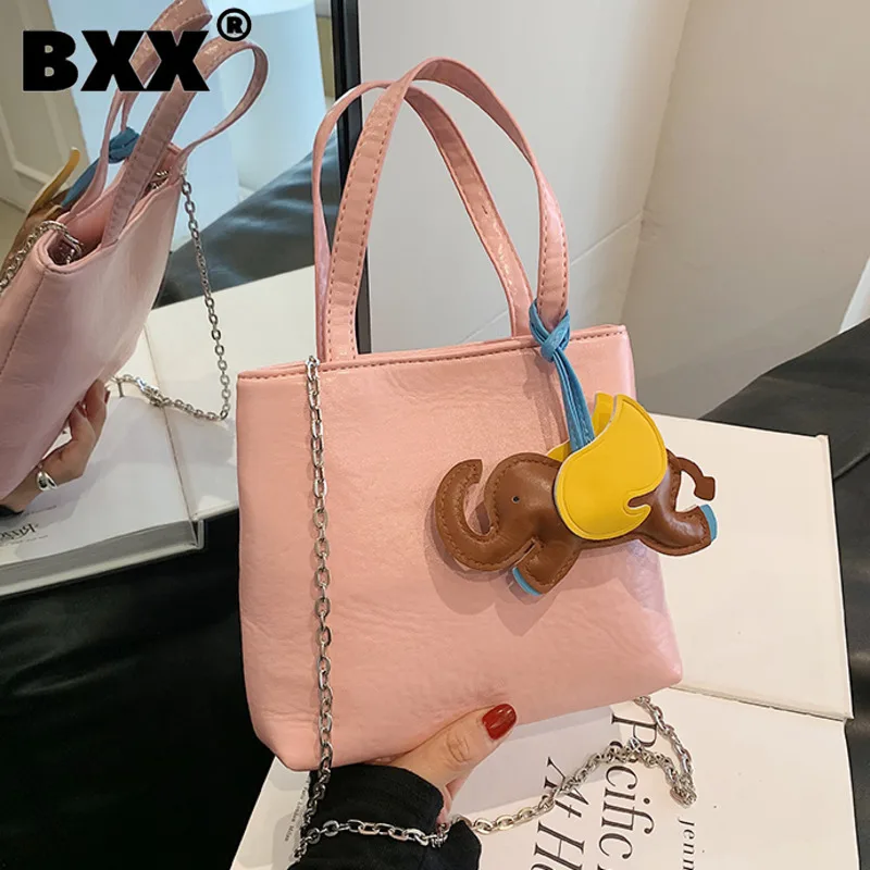 

[BXX] Portable Simple Versatile Chain Crossbody Bag For Women 2023 New Fashion Vacation Casual Handbag Female Bags 8AB980