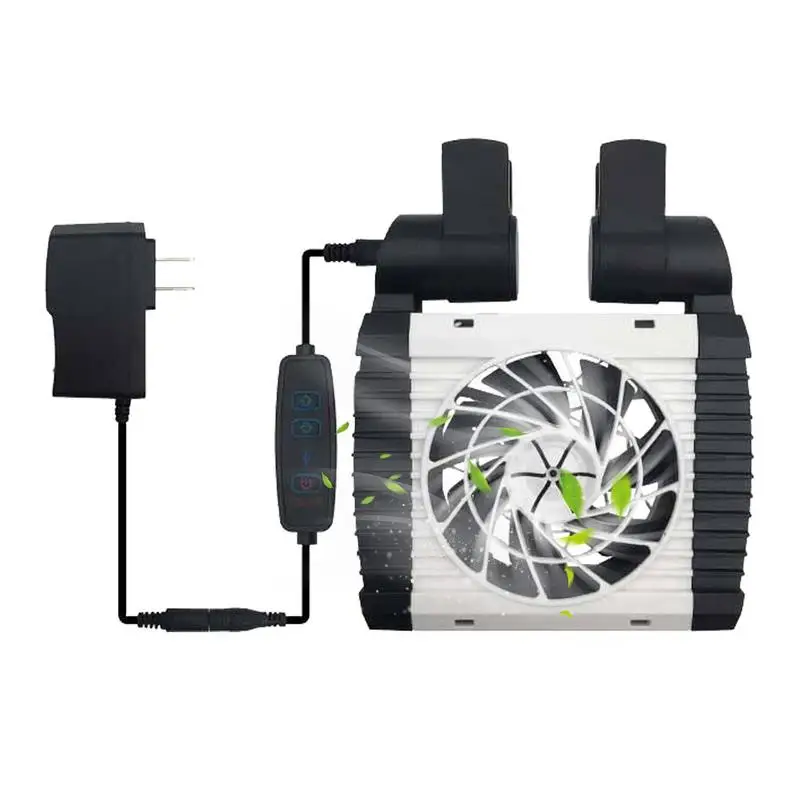 

Fish Tank Cooling Fans 6-Level Speed Adjustable Aquarium Chiller Quiet Strong Wind Portable Aquarium Cooler For Water Cooling