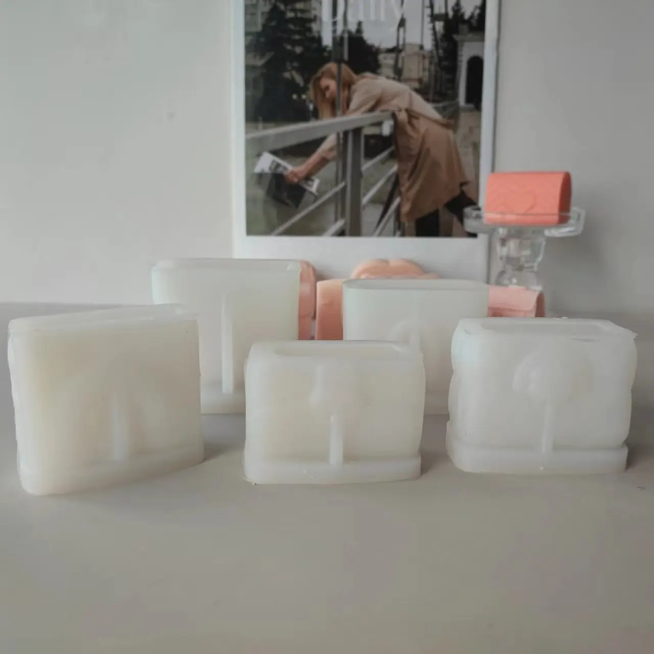 

Bag Mold Mini Bag Mold Luxury Bag Candle Mold Home Decoration