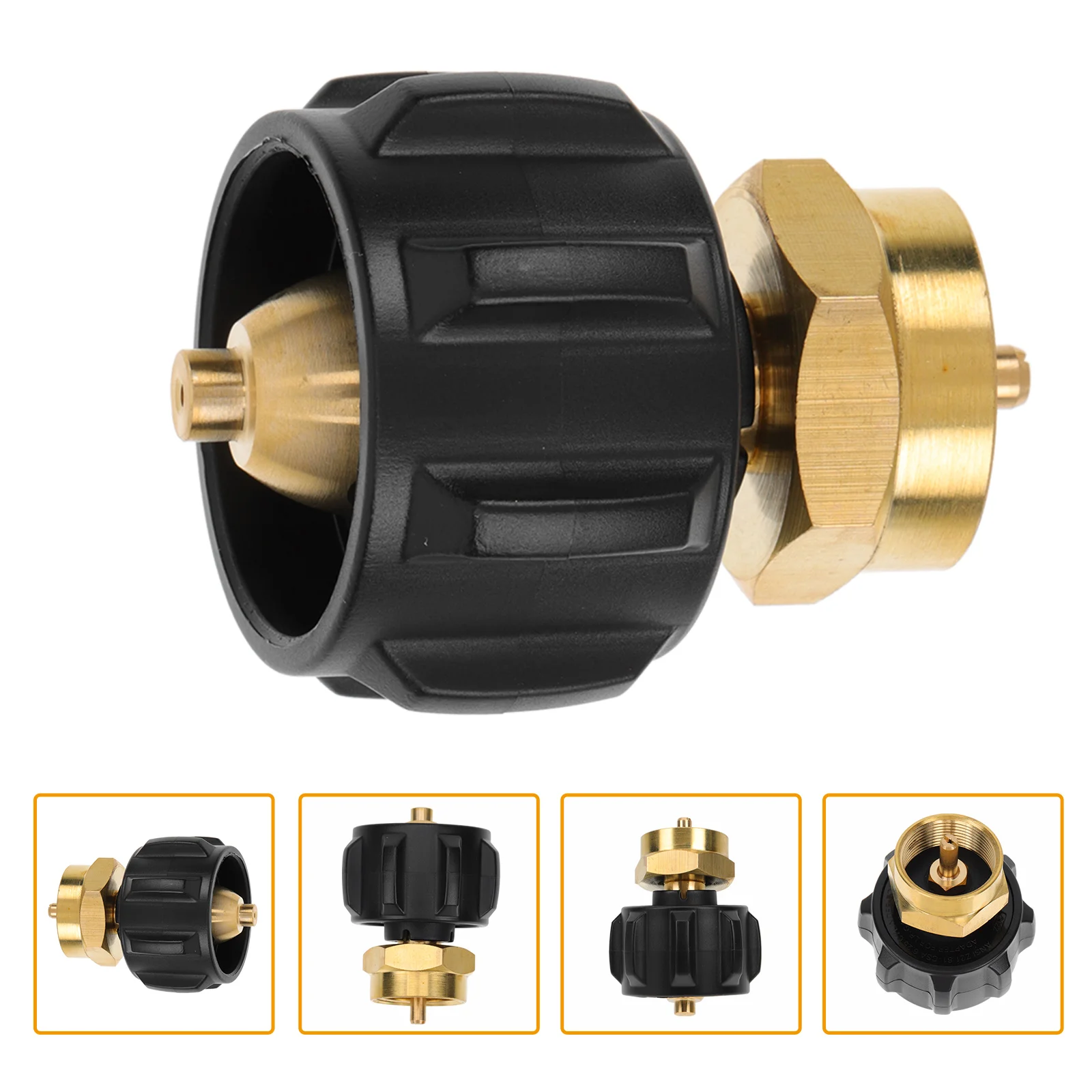 Купи Gas Filling Connector Jointer Propane Tank Adapter Inflatable Adapter Fits Propane Tank Metal Gas Refill Tool Gas Tank Camping за 733 рублей в магазине AliExpress