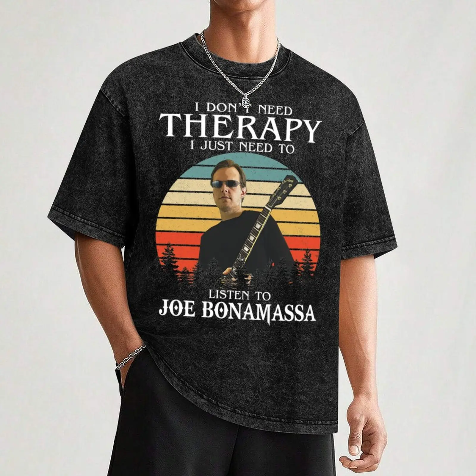 Ich brauche Bei Therapie ich muss nur Joe Bonamassa h?ren футболка с рисунком больших размеров одежда