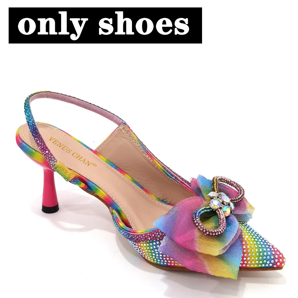 

Женские свадебные туфли, украшенные стразами, сандалии в африканском стиле, для невесты, итальянская вечерняя Обувь