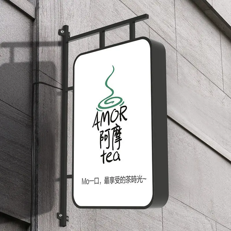 Двухсторонний наружный рекламный лайтбокс светодиодный акриловый Лайтбокс для