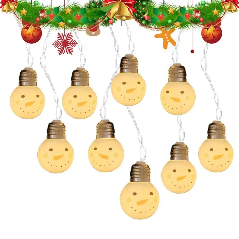 

Snowman Sting Lights Vogue Snowman Led String Lights Copper Wire Snowman Christmas Decorations Christmas Party Ambiance Lights