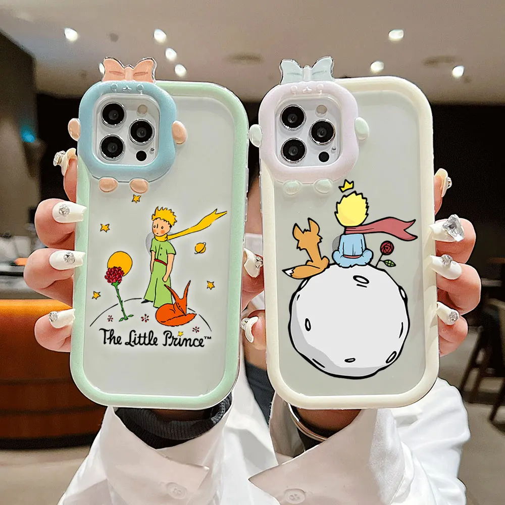 

The Little Prince Phone Case For iphone 14 13 12 11 Pro Max X XS XR 7 8 Plus SE 2020 Soft Silicone Transparent Monster Cover