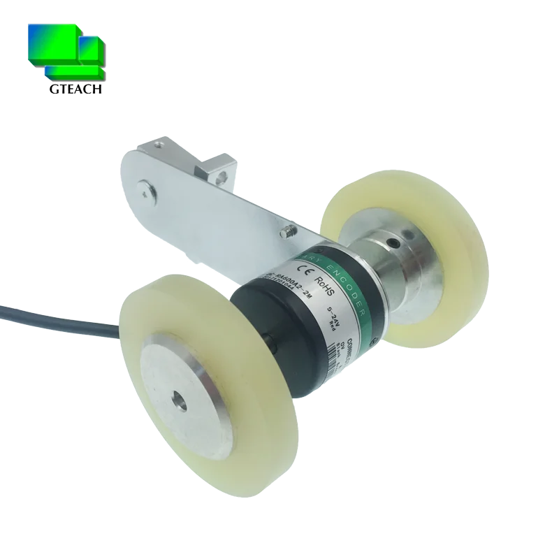 Измерительная рукоятка с валом, вращающимся энкодером типа Dural, длина 6 мм, фазы AB, выходной сигнал с открытым коллектором NPN.