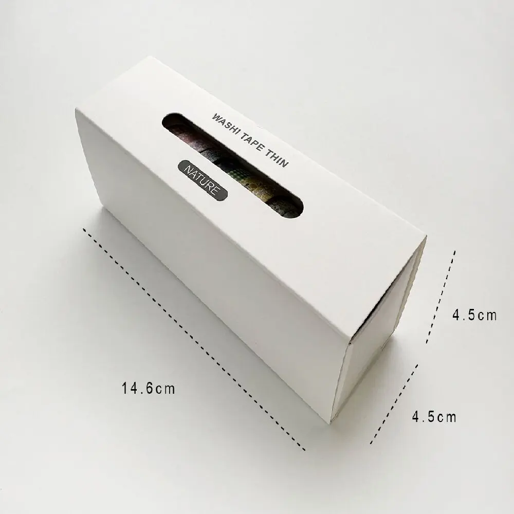 Бумажная лента васи: винтажная тонкая клейкая в стиле васи для рукоделия