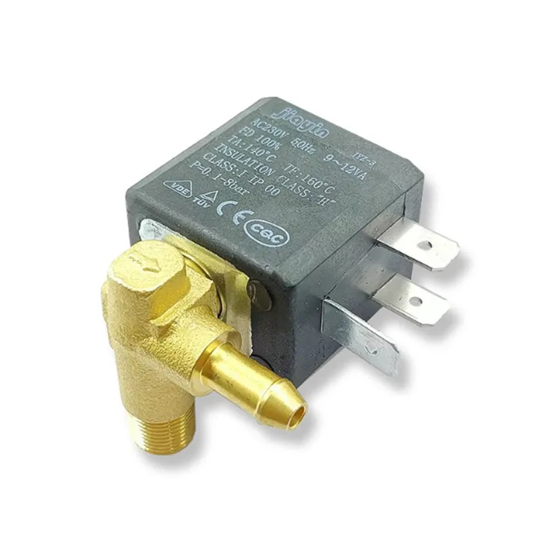 

Jiayin JYZ-3 нормально закрытый электромагнитный клапан AC220-230V G1/8 "латунный электрический для управления потоком пара/газа/горячей воды