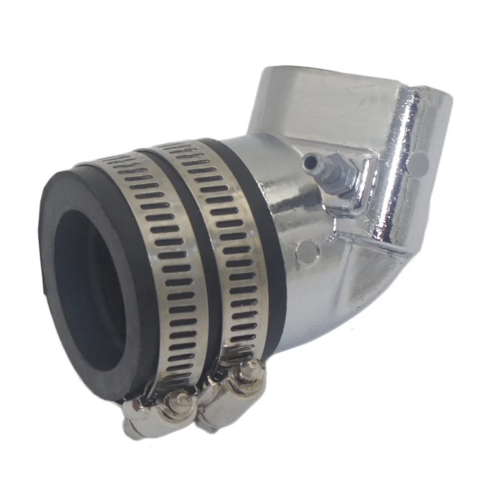 Aluminum Racing Intake Manifold inlet valve interface For GY6 150cc Chinese Scooter Go Kart