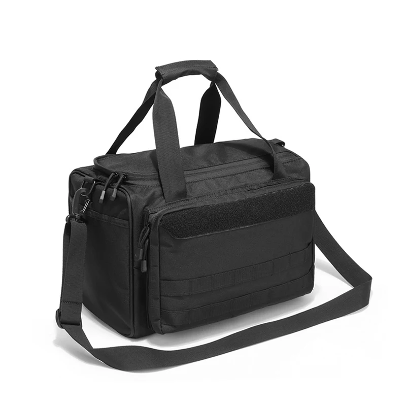Military Pistol Gun Storage Shoulder Bag Outdoor Tactical Shooting Range Bag Multifunctional Molle Pistol Gun Accessory Bag