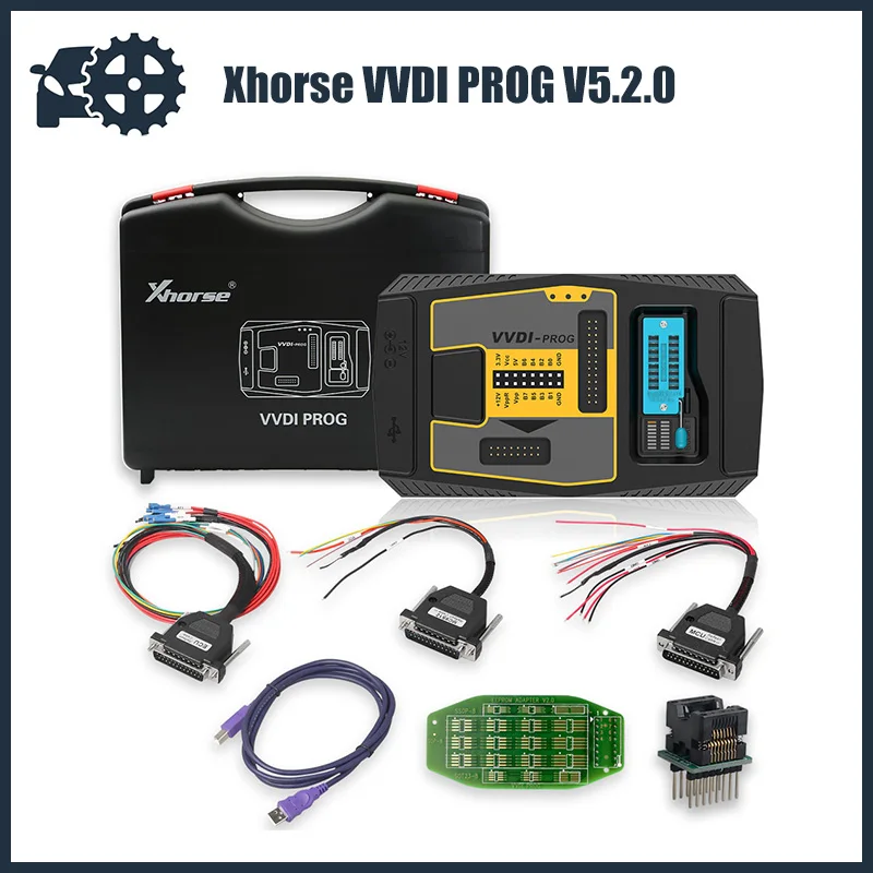 

New Xhorse VVDI PROG V5.2.0 Auto Programmer VVDIPROG Auto Diangnostic-tool Program Multi-Language Read/Write ECU MCU IMMO EEPROM