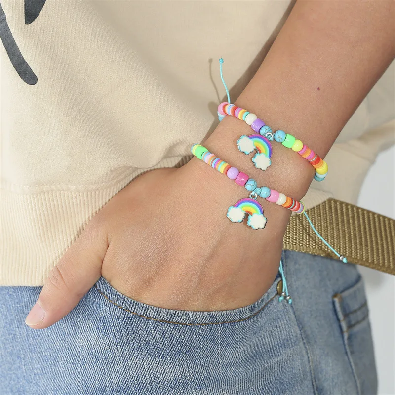 12 шт. бусины из полимерной глины и хрусталя |