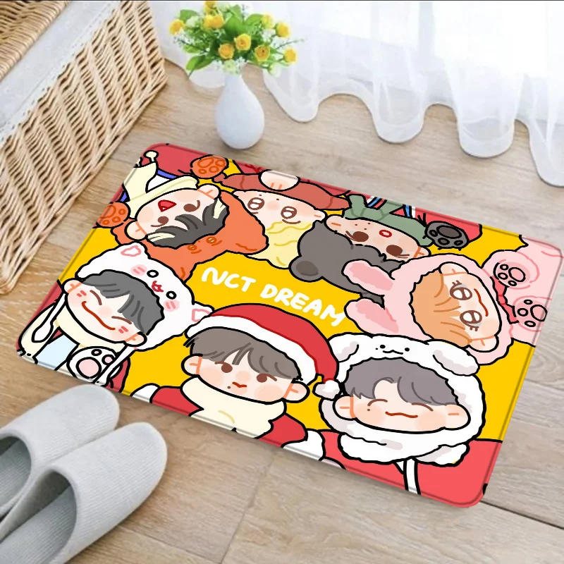 NCT127 Замшевый ковер для спальни противоскользящий устойчивый к бактериям