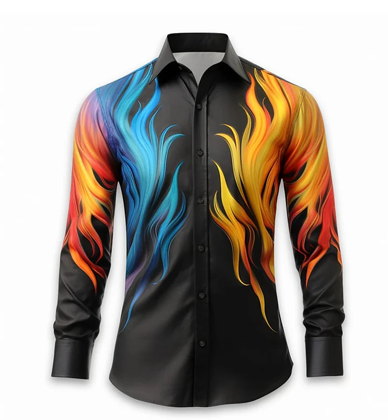 Новинка 2024 модная футболка рубашка с лацканами костюм на пуговицах Топ длинным