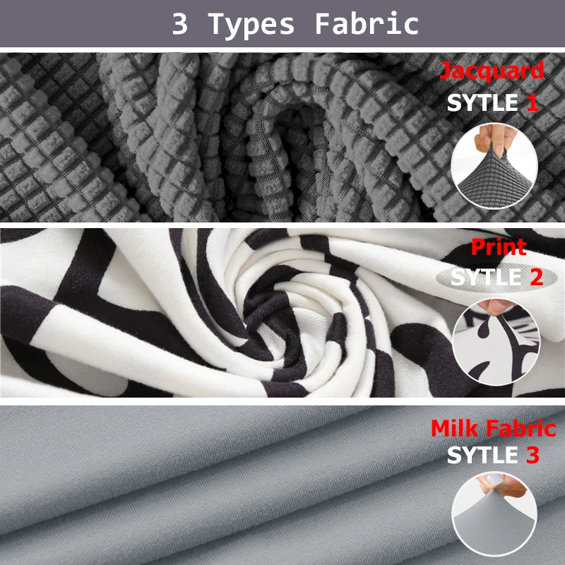 High Back & Universal High Elasticity Chair Cover Jacquard M XL Size Chair Covers Dining Room Kitchen Office Home Corn Flannel