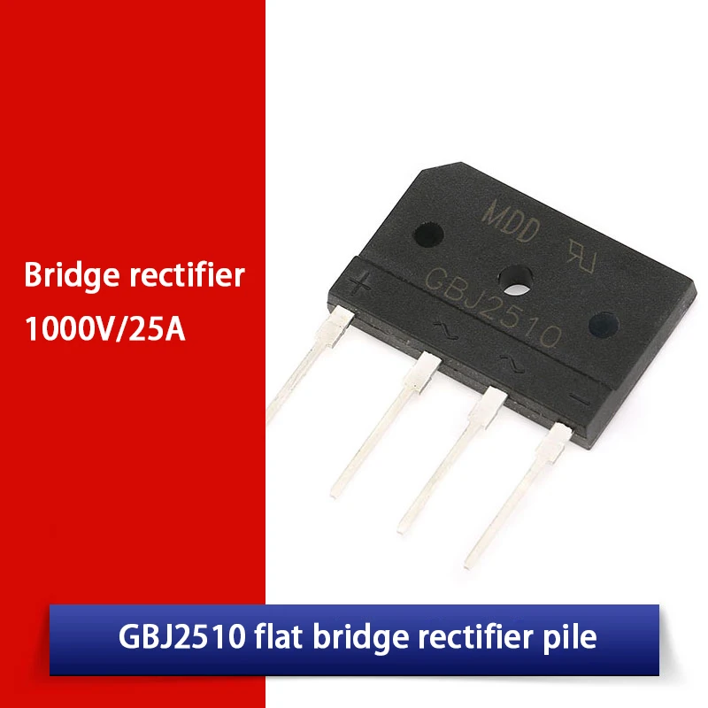 

5Pcs 25A 1000V Diode Bridge Rectifier Gbj2510 ZIP In Stock