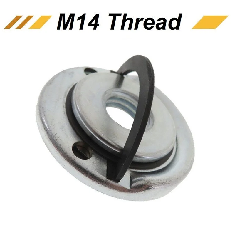Quick flange nut m14 angle grinder release locking nut press
