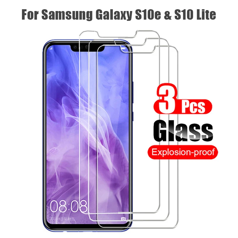 

3Pcs 9D Tempered Glass For Samsung Galaxy S10e S10 Lite Screen Protector HD Film