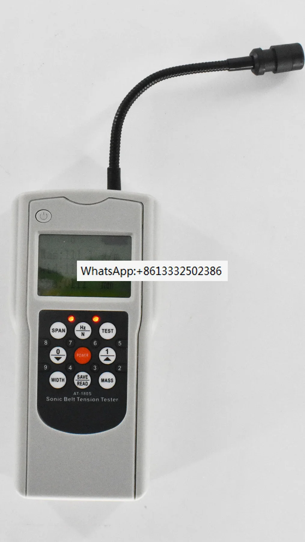 Портативный звуковой тестер натяжения ремня AT-180S цифровой измеритель для